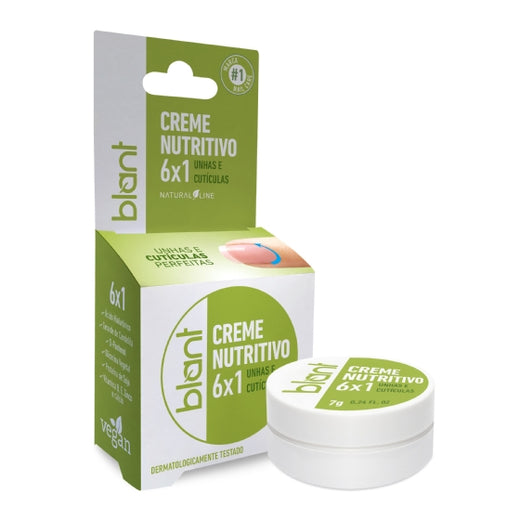 Creme nutritivo 6x1 para unhas e cutículas